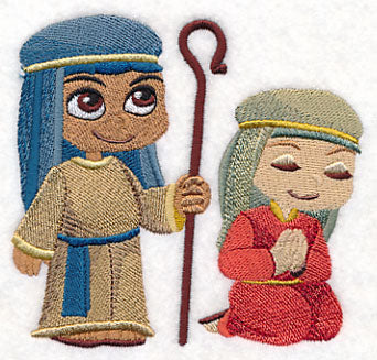 Playful Christmas Pageant Shepherds