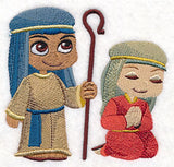 Playful Christmas Pageant Shepherds