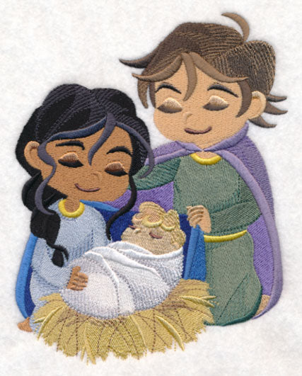 Playful Christmas Pageant Holy Family