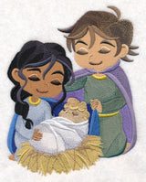 Playful Christmas Pageant Holy Family