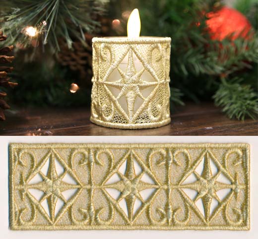 Star Candle Wrap (Lace)