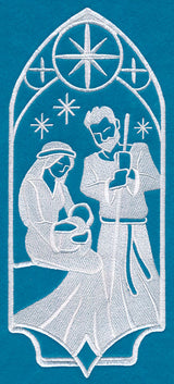 Christmas Silhouette - Holy Family