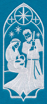 Christmas Silhouette - Holy Family