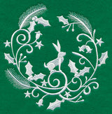 Winter Wonderland Rabbit (Whitework)