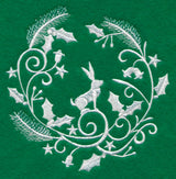 Winter Wonderland Rabbit (Whitework)