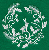 Winter Wonderland Rabbit (Whitework)