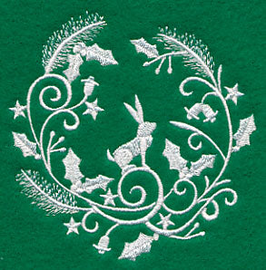 Winter Wonderland Rabbit (Whitework)