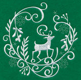 Winter Wonderland Deer (Whitework)