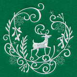 Winter Wonderland Deer (Whitework)