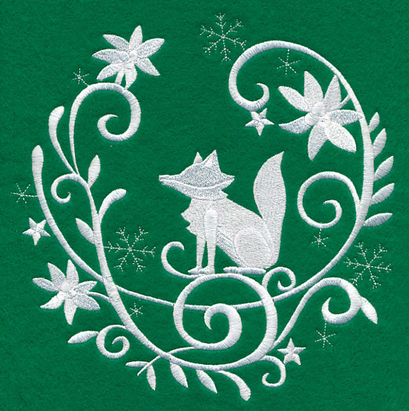 Winter Wonderland Fox (Whitework)
