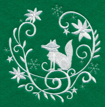 Winter Wonderland Fox (Whitework)