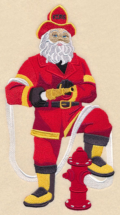 Fireman Santa Claus