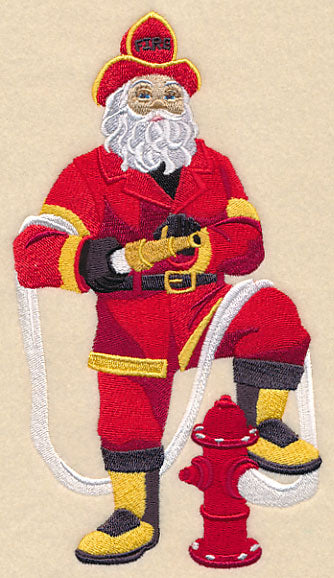 Fireman Santa Claus