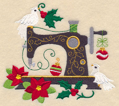Christmas Sewing Machine