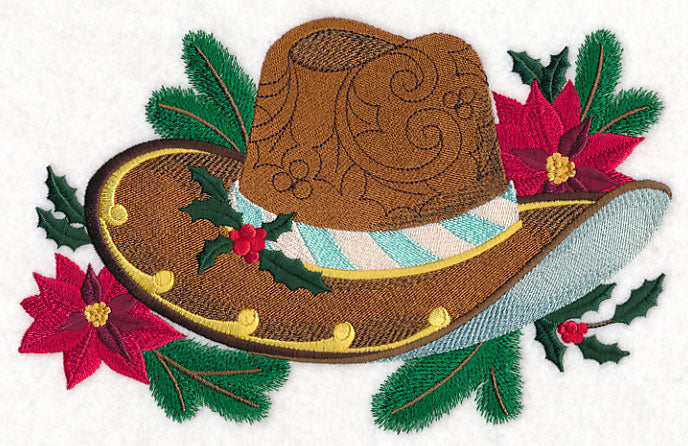 Cowboy Christmas Hat