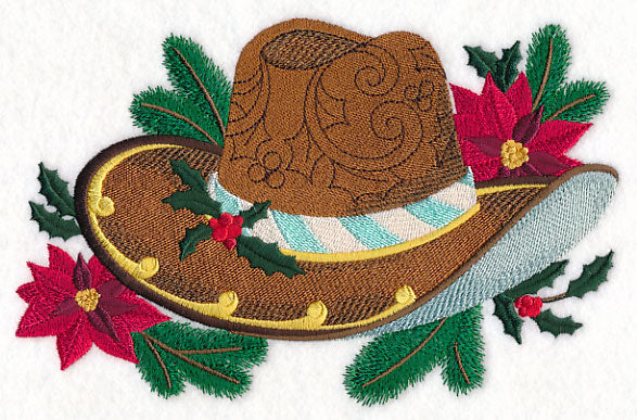 Cowboy Christmas Hat