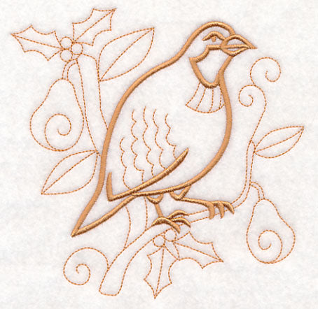 Doodle Partridge in a Pear Tree
