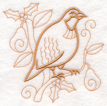 Doodle Partridge in a Pear Tree