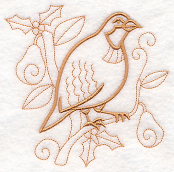 Doodle Partridge in a Pear Tree