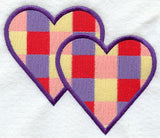 Plaid Heart Pair