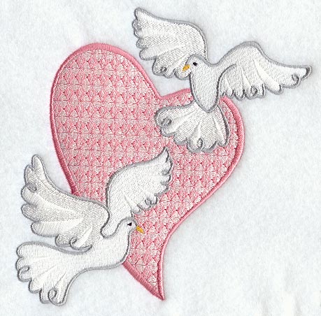 Doves & Heart