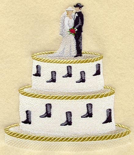 Western Wedding Cake