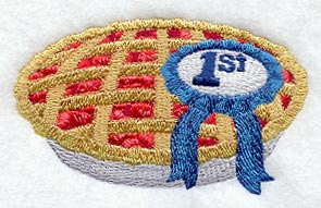 Pie and Prize Ribbon