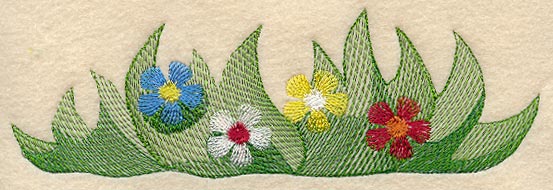 Grass w/Flowers