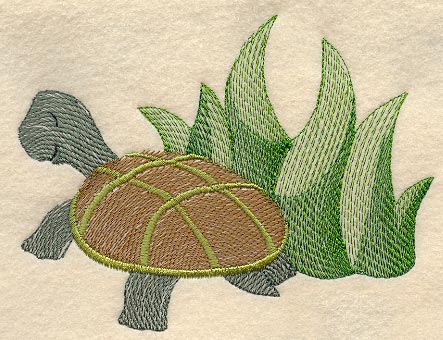 Turtle w/Grass