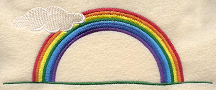 Rainbow w/Cloud