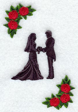 Bride & Groom Silhouette