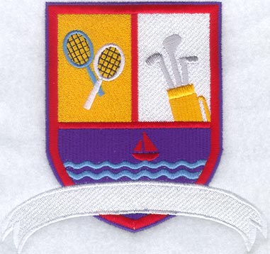 Golf & Tennis Crest