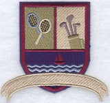 Golf & Tennis Crest