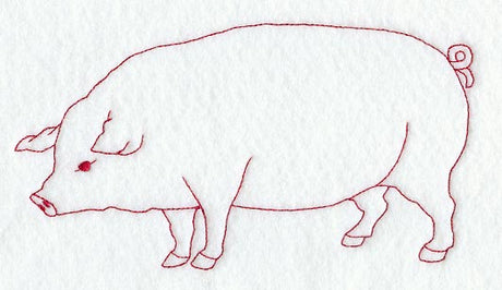 Pig (Redwork)