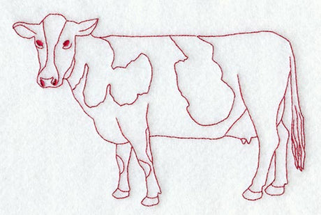 Cow (Redwork)