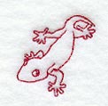 Gecko (Redwork)