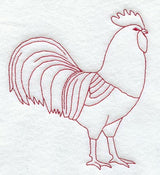 Rooster (Redwork)