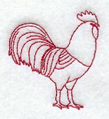 Rooster (Redwork)