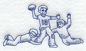 Football (Redwork)