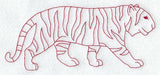 Tiger (Redwork)