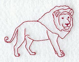 Lion (Redwork)