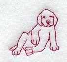 Puppy (Redwork)