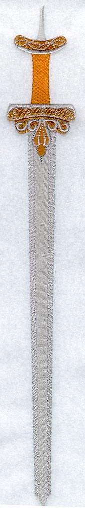 Sword W/Teardrop Motif