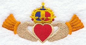 Gaelic Claddagh Hands and Heart