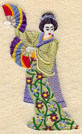 Dancing Geisha I
