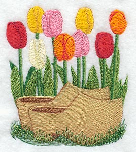 Tulips & Wooden Shoes