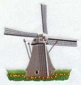 Windmill & Tulips