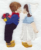 Kissing Dutch Boy & Girl