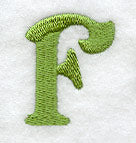 Victorian Letter F (3 Inch)