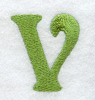 Victorian Letter V (3 Inch)